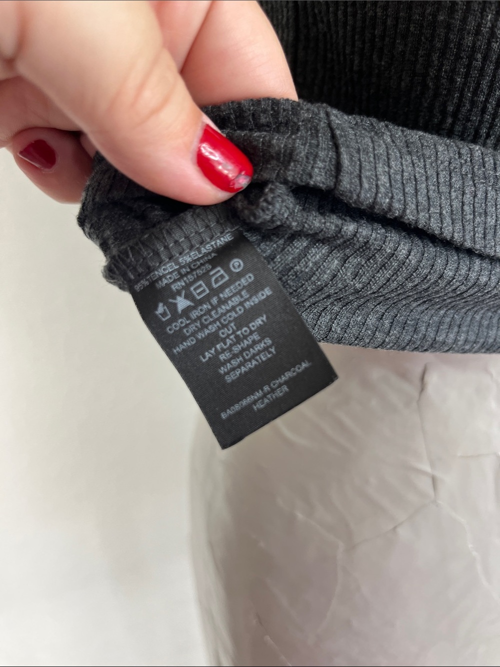 WSLY Rivington Inverted Ribbed Tank Top - Picture 6 of 7